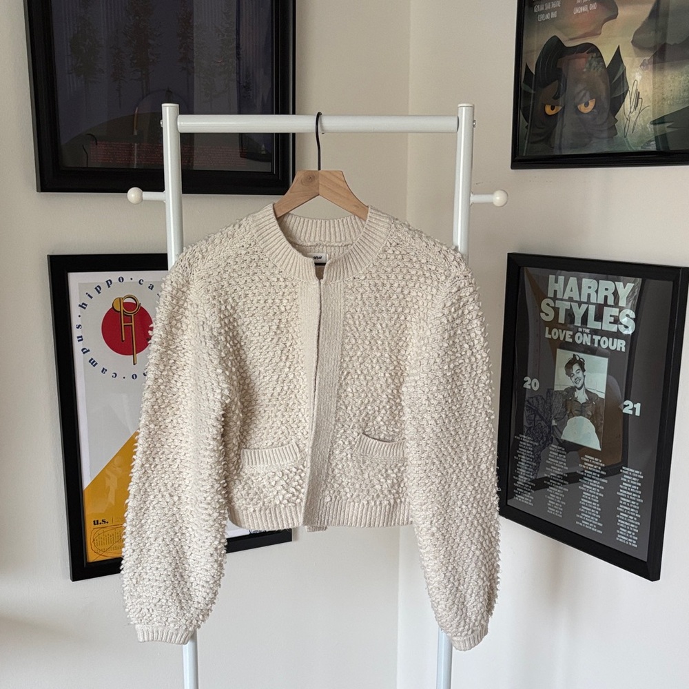 aerie Textured Cardigan